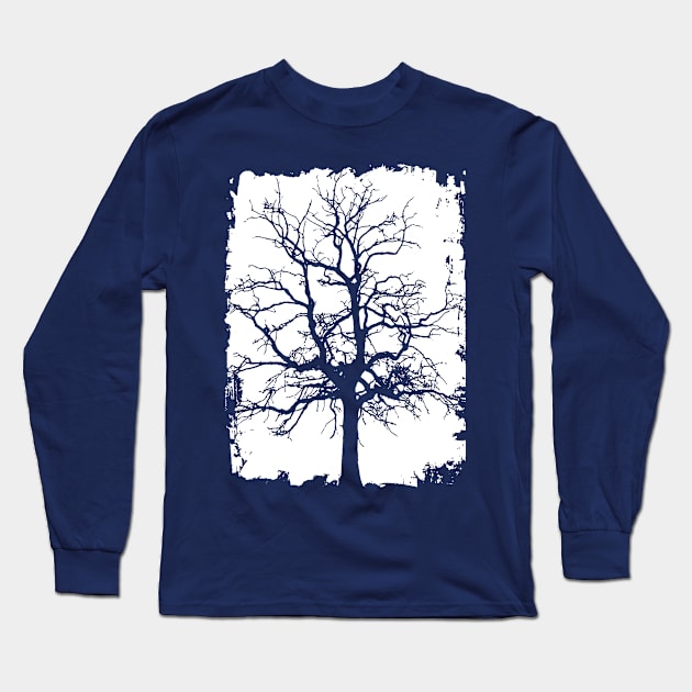 Tree silhouette Long Sleeve T-Shirt by PallKris